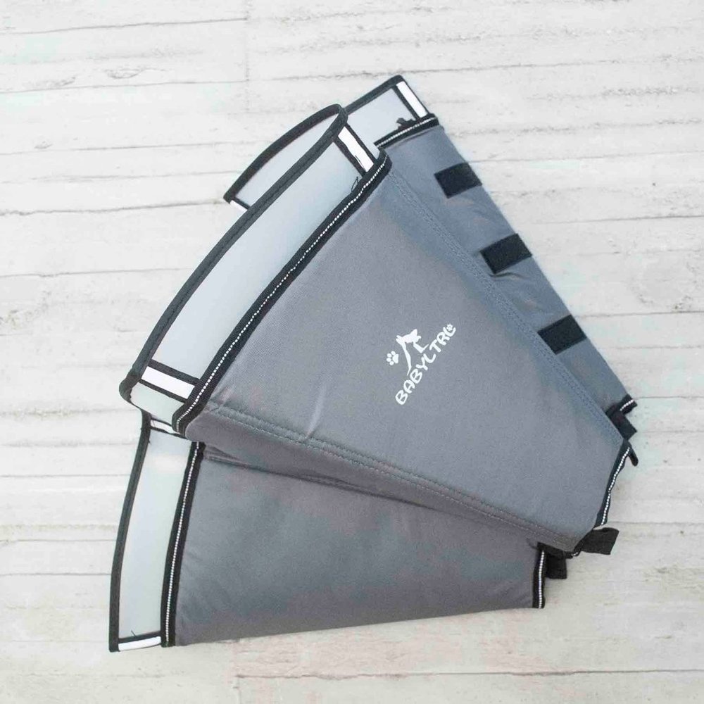 Protective Padded Dog Cone with Velcro Close and Attached to Collar size… - Picture 6 of 7